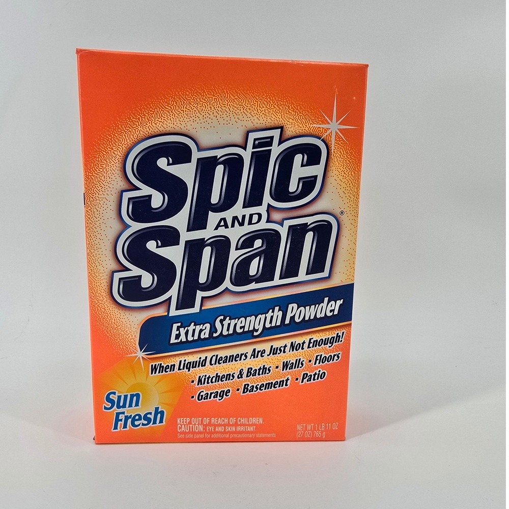Spic and Span Extra Strength Powder Cleaner Sun Fresh 27oz Box